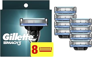 جيليت شفرات حلاقة للرجال من ماك 3، 8 قطع