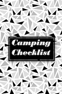 Camping List: Camping List Checklist Pack List supplies book to check all gears for hiking trekking backpacking trips planner or outdoor adventure and also diary journal of the trips. Art background