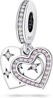 Mother Daughter Snake Dad Birthday Lucky Heart Baby Dog Charm Bead Pendant 925 Sterling Silver Compatible With Pandora Charm Moments Bracelet