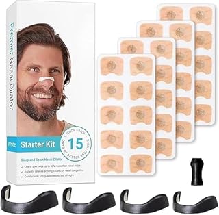 15 Pair Breathing Magnetic Nasal Strip Starter Kit Nose Strips For Breathing Reduce Snoring Nasal Pads Comfortable Anti-Snoring Equipment