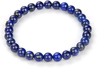 'Adabele 1pc Natural Stretch Gemstone Bracelet 6mm (0.24 Inch) Bead 7'' 7.5'' 8 inch Healing Crystal Quartz Energy Chakra Jewelry Women Birthday Gift'