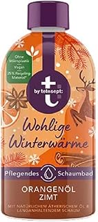 تيتيسيبت فوم باث دافئ في الشتاء - اضافات حمام بعطر الشتاء من زيت البرتقال والقرفة - عناية لطيفة، مع زيوت عطرية طبيعية وفوم طويل الامد - 1 × 420 مل