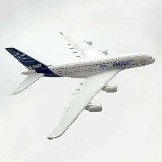 نموذج طائرة معدني مصبوب A380 مقاس 16 × 10 × 9 سم، من تيك كين