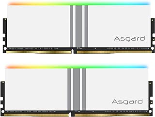 اسغارد ذاكرة DDR4 RAM سلسلة فالكيري 16GB (2 × 8GB) 288 دبوس DRAM DDR4 3600 CL18-22-22-42 1.35 فولت ثنائي القناة - ابيض