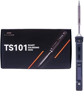 آلة لحام TS101 بأطراف B2 محمولة رقمية DC5525 USB-C 65 واط درجة حرارة قابلة للتعديل 50-400 درجة مئوية أصلية رقمية OLED قابلة للبرمجة من ميني وير