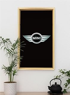 بوستر حائط مطبوع رقميا بعبارة "Mini Logo" مع اطار صورة من سبل يور وول من كليفر كرافت هومز، مقاس 40 × 55 سم، متعدد الالوان