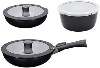 Pots, Classic Non-Stick Hard Anodized Signature Nonstick Cookware Set, Nonstick Pots and Pans Set Wok Milk Pot Fryipan,