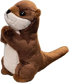 Otter Plush Toy Simulation of Otter Animal Cute Doll 19cm Stuffed Toy Soft and Durable Cushion Home Decoration Kids Adults