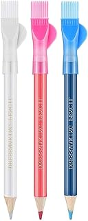 NHQZ 3 x Sewing Chalk, Sewing Pencil, Sewing Pencil, Pencil Sharpeners, Auto Sewing Pencil, Craft Markers Pens, Fabric Marking Pens