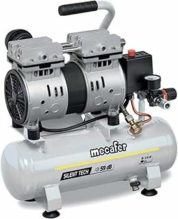 Mecafer 425513-6L ضاغط 0,5 حصان صامت رمادي