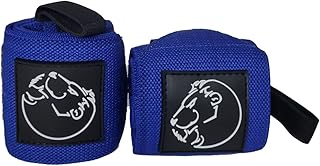 Basic Muscle Gains Premium Wrist Wraps for Weightlifting, BMG Premium 18 Wrist Wraps (pair) with Thumb Loop, Sturdy and Comfortable