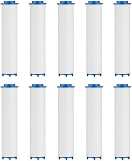 خرطوشة فلتر من قطن البولي بروبيلين من لونيميا، فلتر من قطن البولي بروبيلين لرؤوس الدش المفلترة، بديل لرأس الدش القابل للفصل المحمول باليد (طول 9.5 سم)