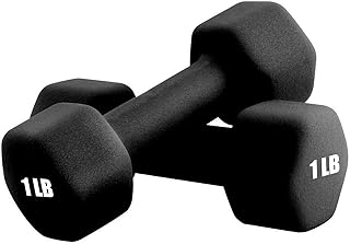 Portzon Weights Anti-roll Neoprene Dumbbells Set