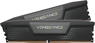 ذاكرة رام DDR5 من كورسير فينجينس 32GB (2x16GB) 6600MHz CL38 انتل XMP iCUE - اسود (CMK32GX5M2B6600C38)