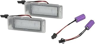 HUVNEXA 2PCS White Number License Plate Light, for Cadillac, ATS, for Cadillac, CTS ELR XTS SRX License Plate Lamp