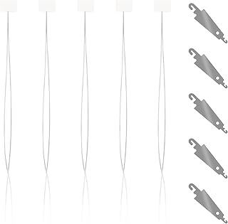 جوففي 5 قطع من خيوط الابر الطويلة لابر التطريز والخياطة المتقاطعة واعمال الخياطة اليدوية (مكافأة مع 5 قطع من خيوط الابر الصغيرة)