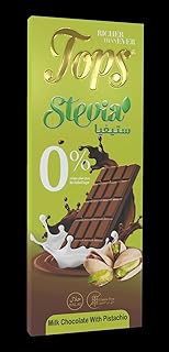 tops Estevia Pistachio Pistachio Pistachio 50g 12 Bars Bars Stevia Pistachio Chocolate Chips Packet 50g 12 Pieces