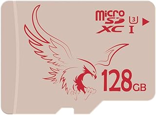 برايف ايجل بطاقة ذاكرة Micro SD سعة 128GB فئة 10 microSDXC لكاميرا داش والكاميرات الرقمية وسويتش (128GB UHS-I 3)