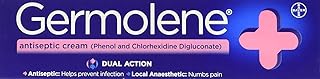 كريم مطهر مع مخدر موضعي من جيرمولين، 30 جرام، عبوة من قطعتين (60 جرام)