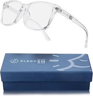 Sleep ZM Blue Light Blocking Glasses for Computer, TV, Gaming Improve Sleep by Naturally Producing Melatonin for Women + Men