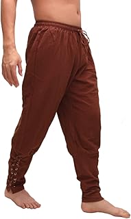 Mens Medieval Renaissance Elasticated Waist Trousers