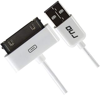 كيبل معتمد من ابل لاجهزة ايباد وايفون وايبود من ار ان دي (3.2 قدم/ ابيض)، USB