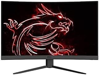 MSI شاشة العاب G27C4 مقاس 27 انش، 1920 × 1080 (FHD)، في ايه، 165 هرتز، فري سينك، HDMI، منفذ عرض، امالة، من ام اس اي، أسود