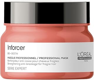 L’Oréal Professionnel Inforcer Strengthening Hair Mask with Vitamin B6 & Biotin for Weak, Brittle Hair, Serie Expert, 250gm