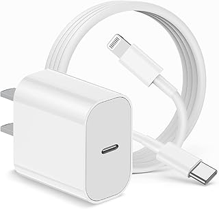 كيبل شاحن ايفون 14 13 بطول 10 قدم، [معتمد من ابل] كيبل USB C الى لايتنينج بطول 10 قدم، كيبل شحن سريع من النوع C بطول 10 قدم لايفون 14 برو ماكس/13 برو/12 ميني/11/اكس/اكس اس/اكس ار/8 بلس/ايباد