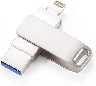 ذاكرة فلاش USB 3.0 سعة 2 تيرابايت متوافقة مع iOS وايفون وايباد والكمبيوتر وماك