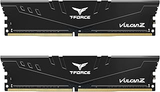 وحدة ذاكرة تيفورس فولكان زد DDR4 RAM‏ 16GB‏ (2×8GB‏) 3200MHz‏ (PC4-25600) CL16‏ TLZBD416G3200HC16FDC01 لجهاز الكمبيوتر المكتبي، لون اسود من تيم جروب