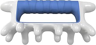 اداة تدليك اللفافة من ريليس واي لنقطة الزناد وتخفيف السيلوليت - اداة جوا شا للوجه لتدليك نقاط ضغط الانسجة العميقة، أزرق