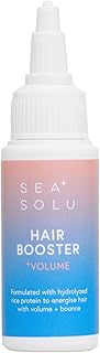 SEA+SOLU Volume Booster - Bounce & Thickness Enhancer | Hair Volumizing with Rice Protein & Amaranthus Extract | Eliminates Buildup for Fuller Hair | Suitable for All Hair Types | 30ml