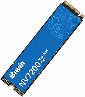 Biwin NV7200 2TB SSD NVMe2.0 M.2 Type 2280 PCIe Gen4 x 4 Max Read: 7200MB/s (R:7200MB/s, W: 6200MB/s) Internal SSD Heavy Duty PS5/PS5 Pro Tested to Work with 5 Years Manufacturer's Warranty