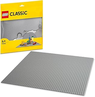 مجموعة لوح الأساس الرمادي 11024 من LEGO Classic؛ لعب إبداعي بلا حدود لبناة LEGO ابتداءً من 4 سنوات (قطعة واحدة)