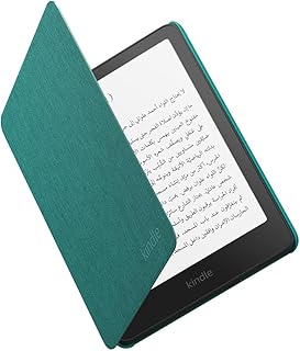 غطاء جهاز Amazon Kindle Paperwhite ونسخة Kindle Paperwhite الإصدار المميز الجديد كليًا. غطاء واقِ خفيف الوزن ومقاوم للماء قابل للطي - مصنوع من القماش