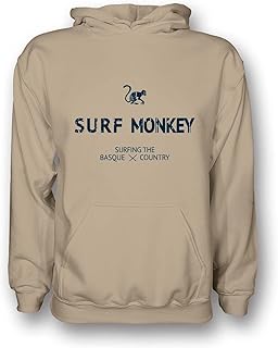 سويت شيرت بغطاء للرأس مطبوع عليه DRESSED IN MUSIC PLAY WITH ME مع قبعة للرجال/السيدات - Bio-Baumwolle Gots Surf Monkey®