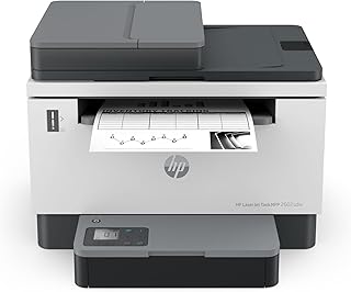 طابعة جيت تانك MFP 2602sdw مع 22 جزء في الدقيقة للأعمال والمسح الضوئي من البريد وملفات PDF وطباعة 40 ورقة ايه دي اف على الوجهين بواي فاي لطباعة 5000 صفحة من اتش بي، 2R7F5A، الليزر، أحادي اللون