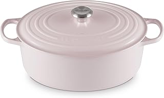 Le Creuset Enameled Cast Iron Signature Oval Dutch Oven, 8 qt., Shallot