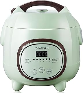 flysclean Small Rice Cooker 6 Cup (Cooked) Travel Rice Maker with 24H Keep Warm & Delay Timer, Electric Rice Cooker for 1-3 People, Fit for Cooking Rice, Soup, Congee & Yogurt