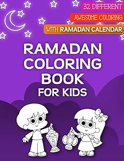 Ramadan Coloring Book for KIDS: Awesome Colouring with Ramadan Advent CALENDAR | Perfect GIFT for Your Kids