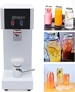 GZDyfpz 180W Electric Can Sealer Can Seamer Can Sealing Machine With LCD Panel and Counter, 55mm Caliber Tin Can Sealer Bottle Can Capping Tools Height Adjustable, for All Material Cans