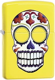 Zippo Day Of The Dead Skull Lighter - ليموني