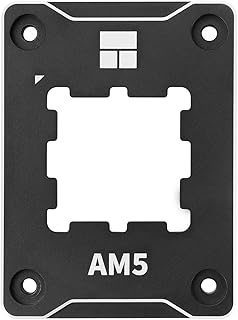 حامل وحدة معالجة مركزية AM5 أسود بإطار محكم من ثيرمال رايت مكثفات AM5 تصحيحية مضادة للانحناء ومجنبة للتثبيت إطار AM5 تماس AM5 مضاد ASF V2 لسطح المكتب 4-Pin