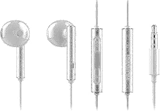 سماعات هواوي سلكية AM115 ، مناسب للأجهزة التي تحتوي على 3.5 mm Jack - لون أبيض، في الاذن