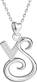 Zodiac Pendant 925 Sterling Silver Chain Birthday Women Cubic Zirconia By Viki Lynn