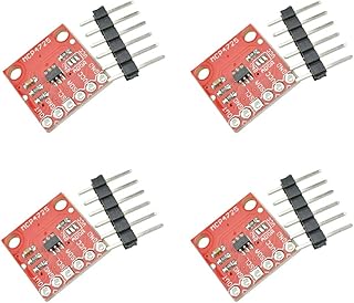 كوميدوكس 4 قطع MCP4725 وحدة اندلاع I2C DAC 12 بت لوحة تطوير 2.7 فولت الى 5.5 فولت مع اي بروم لاردوينو راسبيري باي