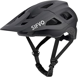 SIFVO Bike Helmets for Men and Women, Mountain Bike Helmet with Extended Visor Helmets for Adults Adjustable & Comfortable Bicycle Helmet Road Bike Helmet 55-61cm