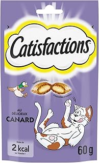 CATISFACTIONS Duck Treat for Cats and Kittens 1 Bag of 60g