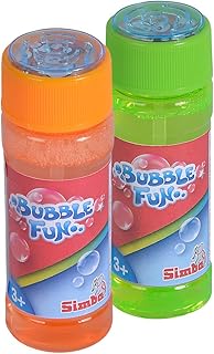 Simba 107286014 Seifenblasen 60ml Doppelset Fun Soap Bubbles 60 ml Double Set